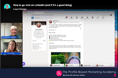 How to go viral on LinkedIn and if it's a good thing... Case study with Laura West